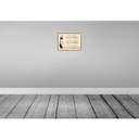 [LA-119285-H] Holzschild 30x40 cm Golf hit right it`s a slice left Sport Hobby Bild 2