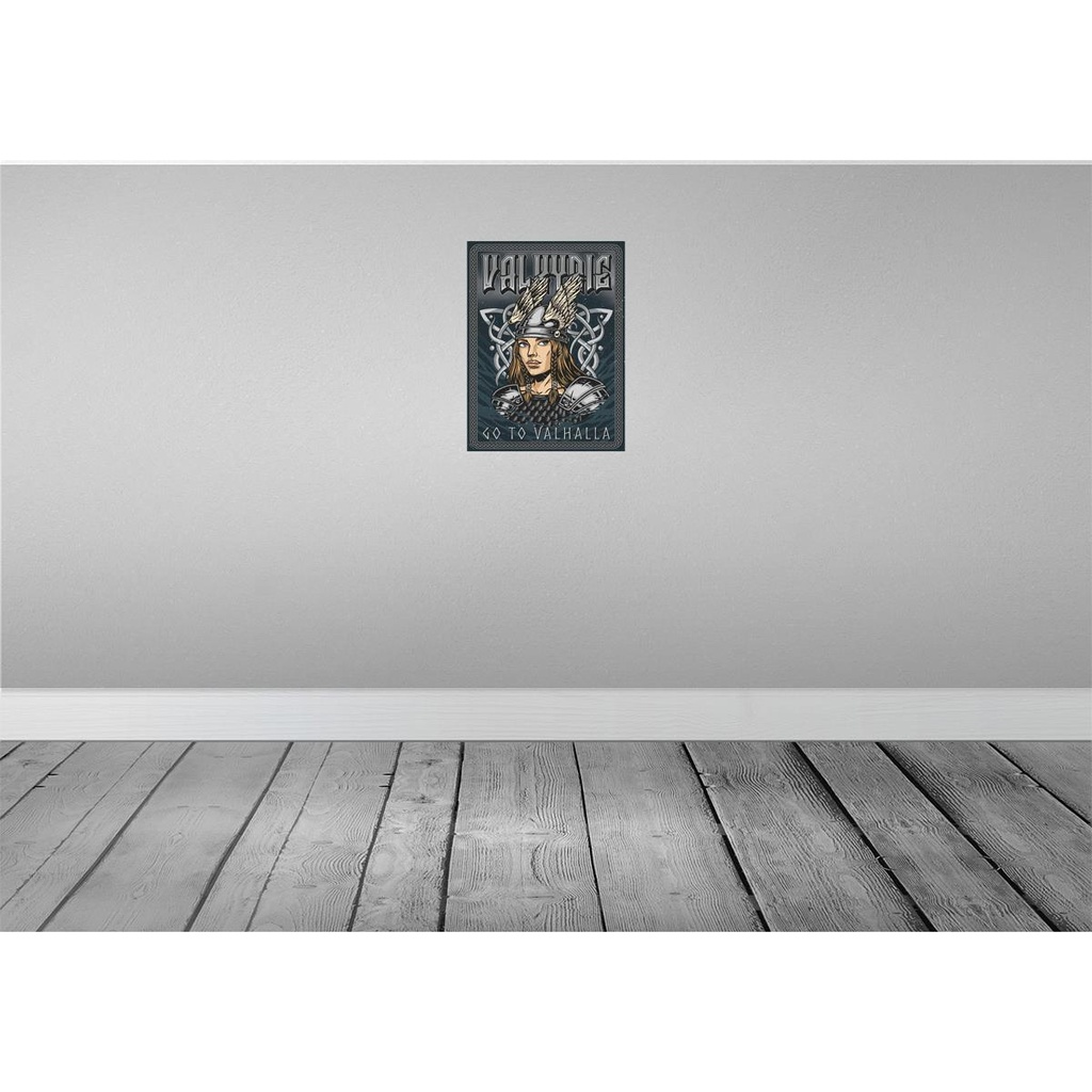 [LA-119300] Blechschild 40x30 cm Valkyrie go to Valhalla Wiking Dekoration Bild 2