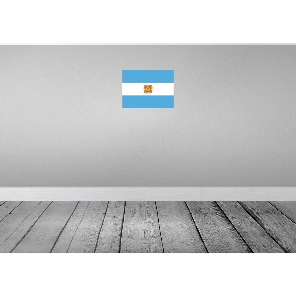 [LA-119354-H] Holzschild 30x40 cm Argentinien Argentina Flagge Fahne Wappen Bild 2