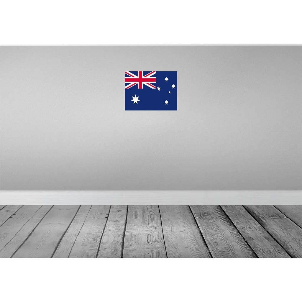 [LA-119356-H] Holzschild 30x40 cm Australien Australia Flagge Fahne Wappen Bild 2