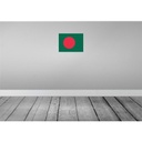 [LA-119360] Blechschild 30x40 cm Bangladesch Bangladesh Flagge Fahne Wappen Bild 2