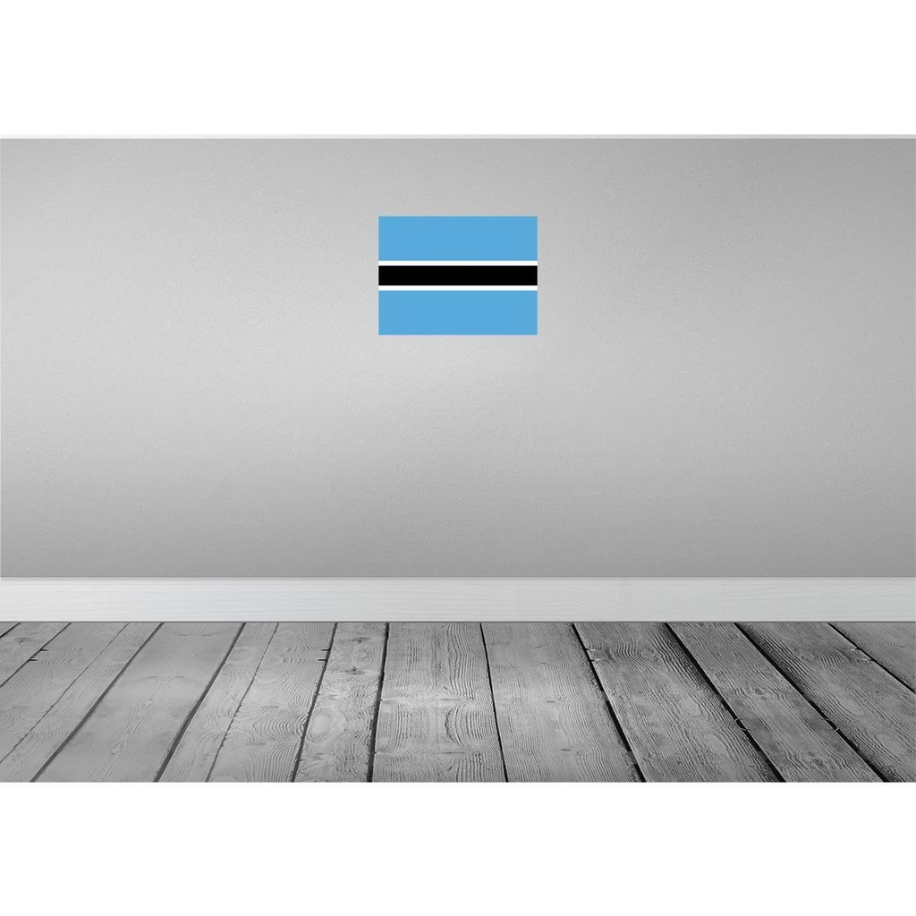 [LA-119370] Blechschild 30x40 cm Botswanas Botswana Flagge Fahne Wappen Bild 2