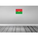 [LA-119375-H] Holzschild 30x40 cm Burkina Fasos Faso Flagge Fahne Wappen Bild 2