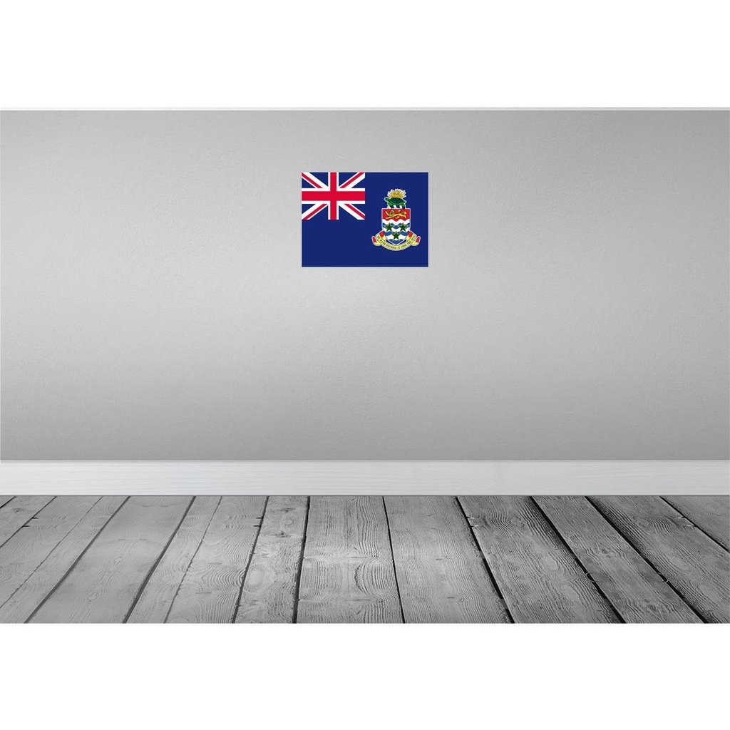 [LA-119381] Blechschild 30x40 cm Cayman Islands Flagge Fahne Wappen Bild 2