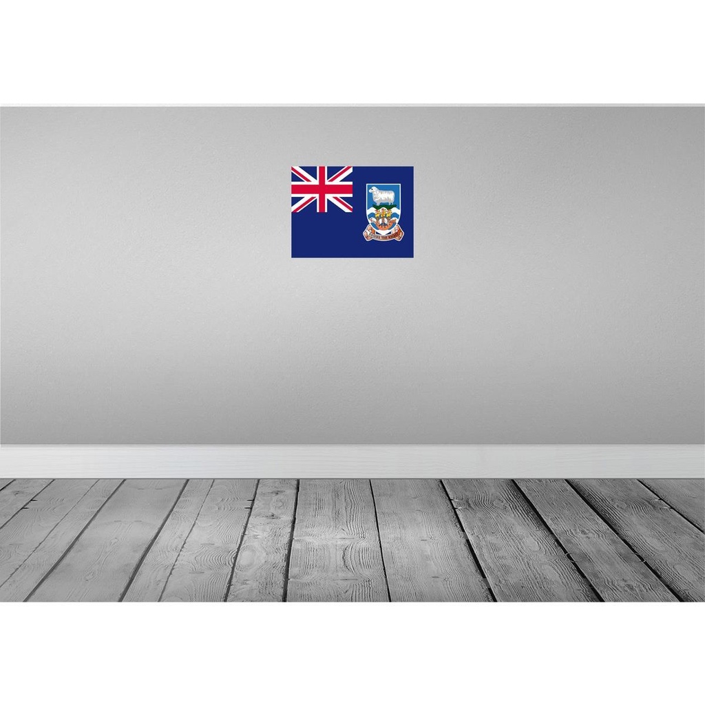 [LA-119411] Blechschild 30x40 cm Falklandinseln Falkland Islands Flagge Fahne Wappen Bild 2
