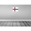 [LA-119412-H] Holzschild 30x40 cm Färöer the Faroe Islands Flagge Fahne Wappen Bild 2