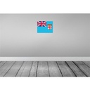 [LA-119413-H] Holzschild 30x40 cm Fidschis Fiji Flagge Fahne Wappen Bild 2