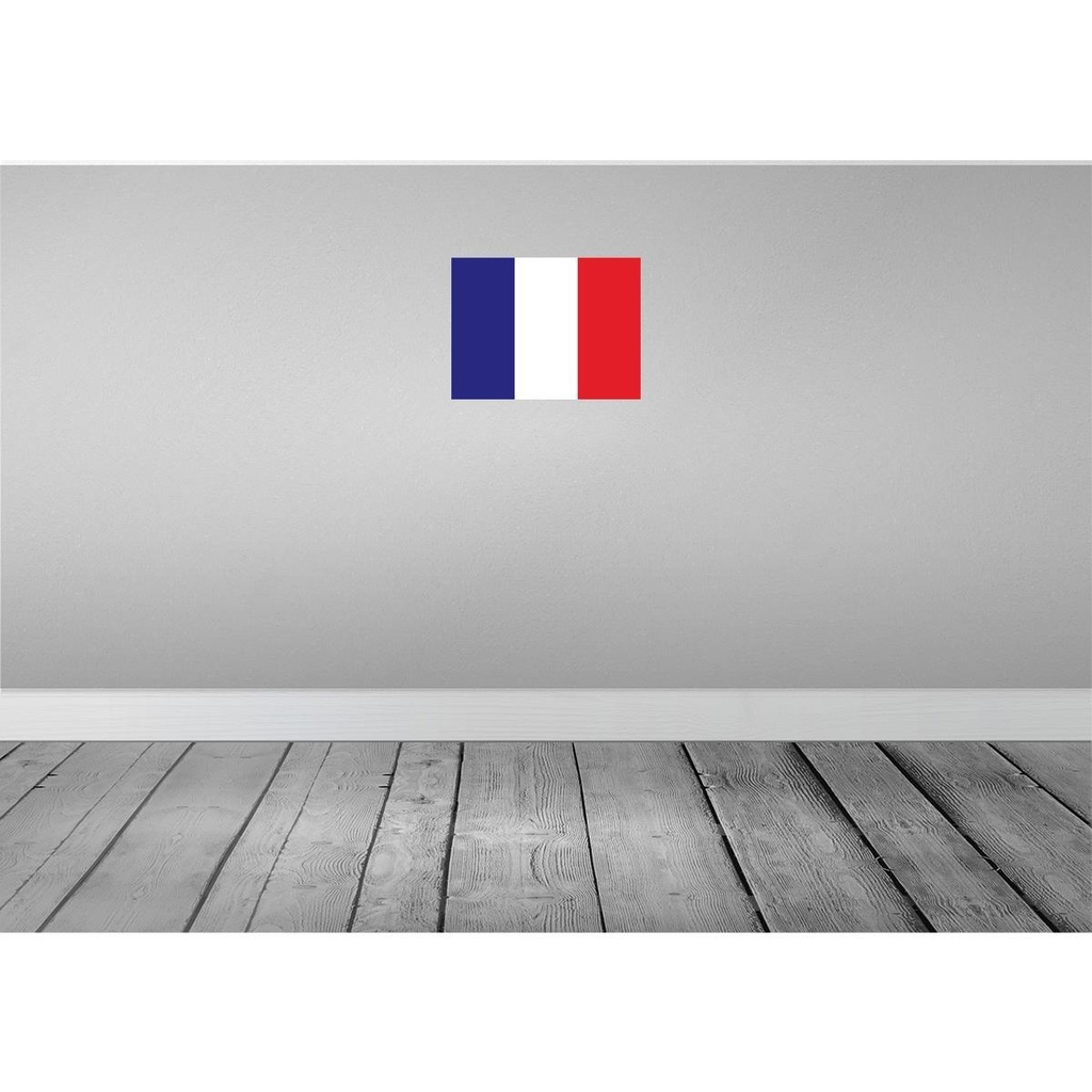 [LA-119415-H] Holzschild 30x40 cm Frankreichs France Flagge Fahne Wappen Bild 2