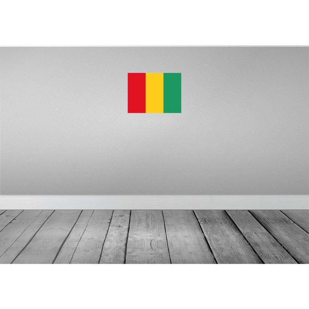 [LA-119429] Blechschild 30x40 cm Guineas Guinea Flagge Fahne Wappen Bild 2