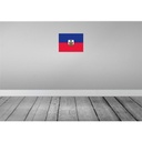 [LA-119432] Blechschild 30x40 cm Haitis Haiti Flagge Fahne Wappen Bild 2