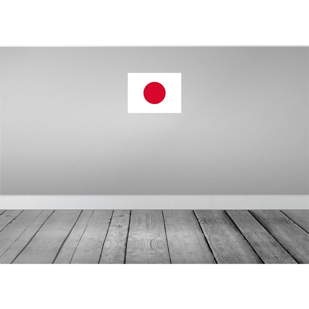 [LA-119447] Blechschild 30x40 cm Japans Japan Flagge Fahne Wappen Bild 2
