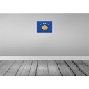 [LA-119452-H] Holzschild 30x40 cm Kosovo Flagge Fahne Wappen Bild 2