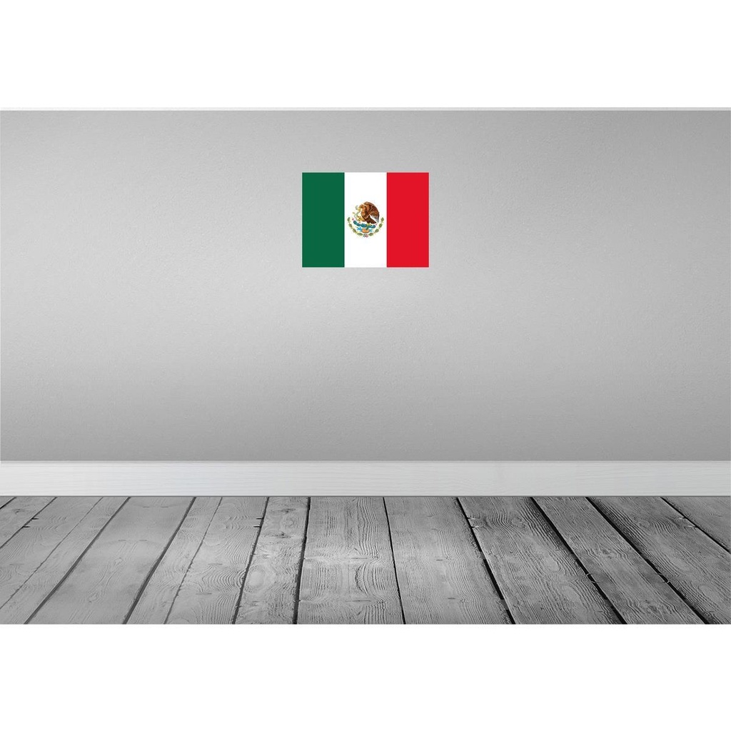 [LA-119475-H] Holzschild 30x40 cm Mexikos Mexico Flagge Fahne Wappen Bild 2
