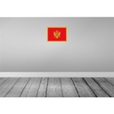 [LA-119480] Blechschild 30x40 cm Montenegros Montenegro Flagge Fahne Wappen Bild 2