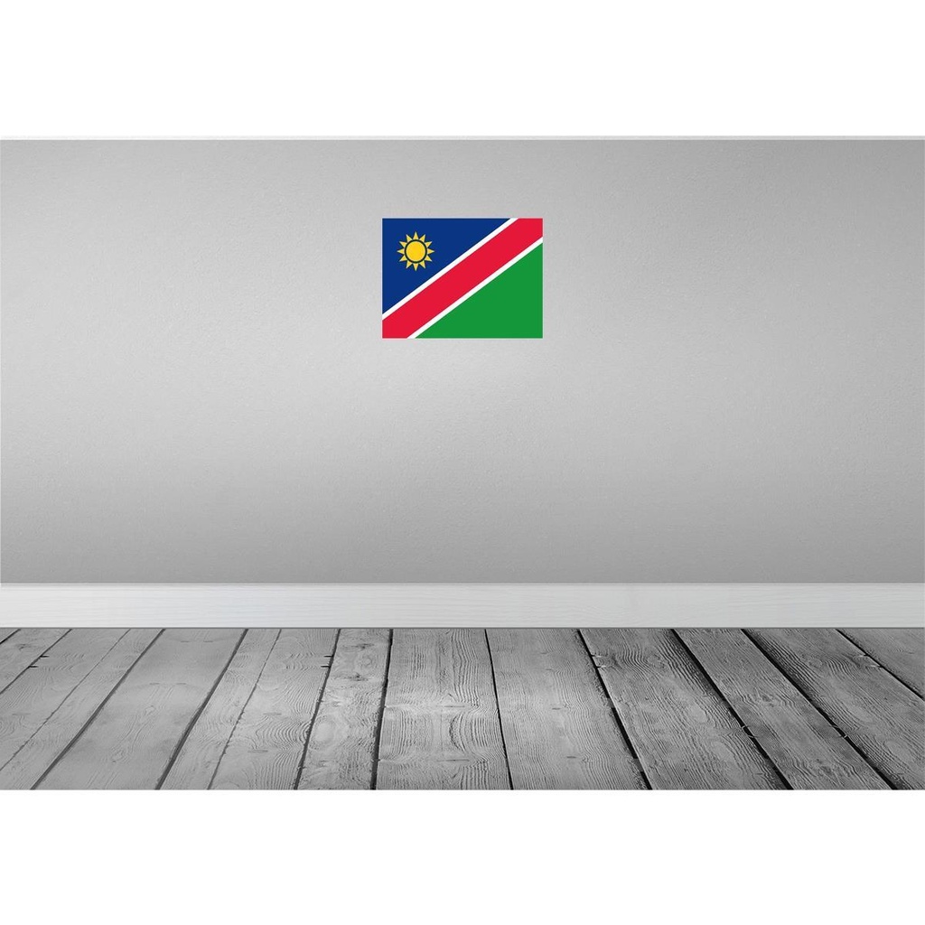 [LA-119484] Blechschild 30x40 cm Namibias Namibia Flagge Fahne Wappen Bild 2