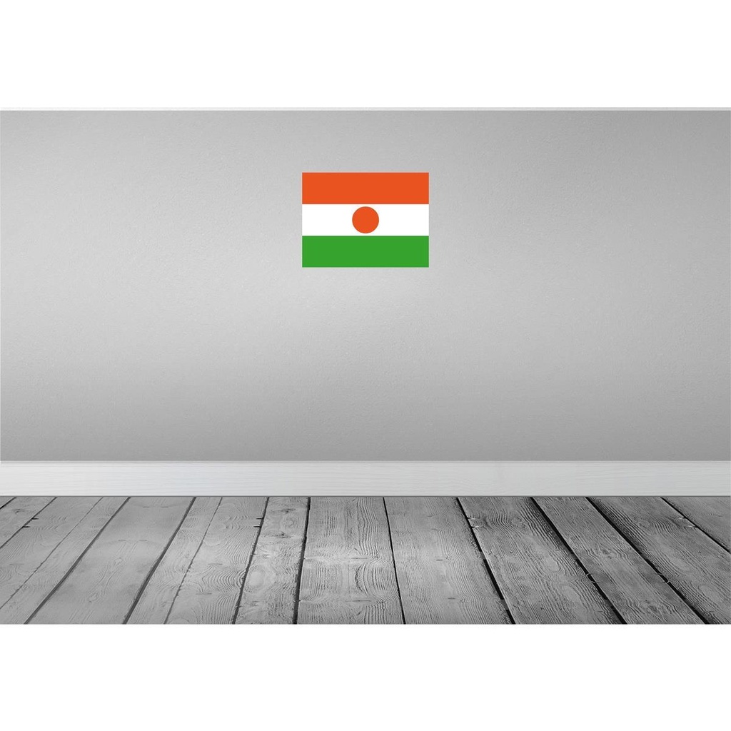 [LA-119491-H] Holzschild 30x40 cm Nigers Niger Flagge Fahne Wappen Bild 2