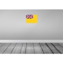 [LA-119493] Blechschild 30x40 cm Niues Niue Flagge Fahne Wappen Bild 2