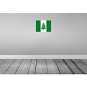 [LA-119494] Blechschild 30x40 cm Norfolkinsel Norfolk Island Flagge Fahne Wappen Bild 2