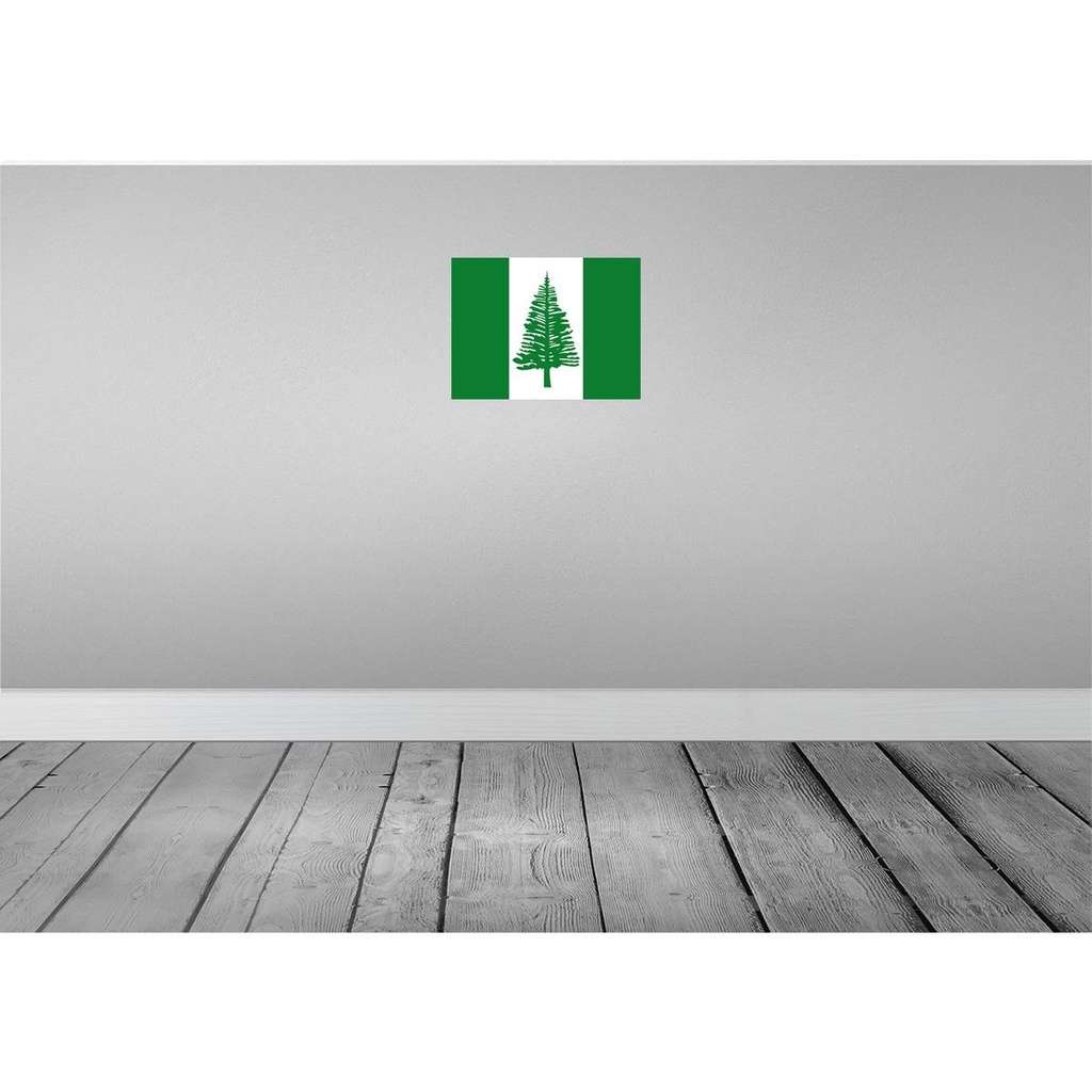 [LA-119494-H] Holzschild 30x40 cm Norfolkinsel Norfolk Island Flagge Fahne Wappen Bild 2