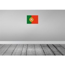 [LA-119508-H] Holzschild 30x40 cm Portugals Portugal Flagge Straße Stadt Bild 2