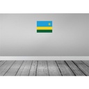 [LA-119513-H] Holzschild 30x40 cm Ruandas Rwanda Flagge Fahne Wappen Bild 2