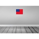 [LA-119517] Blechschild 30x40 cm Samoas Samoa Flagge Fahne Wappen Bild 2
