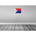 [LA-119527] Blechschild 30x40 cm Sint Maartens Maarten Flagge Fahne Wappen Bild 2