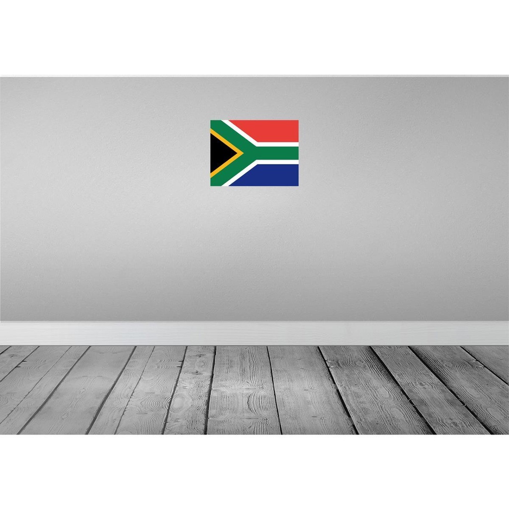 [LA-119532-H] Holzschild 30x40 cm Südafrikas South Africa Flagge Fahne Wappen Bild 2