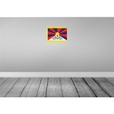 [LA-119547] Blechschild 30x40 cm Tibets Tibet Flagge Fahne Wappen Bild 2