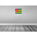 [LA-119548-H] Holzschild 30x40 cm Togos Togo Flagge Fahne Wappen Bild 2