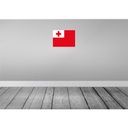 [LA-119550-H] Holzschild 30x40 cm Tongas Tonga Flagge Fahne Wappen Bild 2