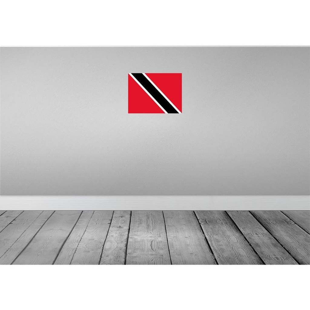 [LA-119551] Blechschild 30x40 cm Trinidad und Tobagos Falg Flagge Fahne Wappen Bild 2