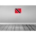 [LA-119551] Blechschild 30x40 cm Trinidad und Tobagos Falg Flagge Fahne Wappen Bild 2