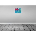 [LA-119555-H] Holzschild 30x40 cm Tuvalus Tuvalu Flagge Fahne Wappen Bild 2