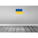 [LA-119557] Blechschild 30x40 cm Ukraine Flagge Fahne Wappen Bild 2