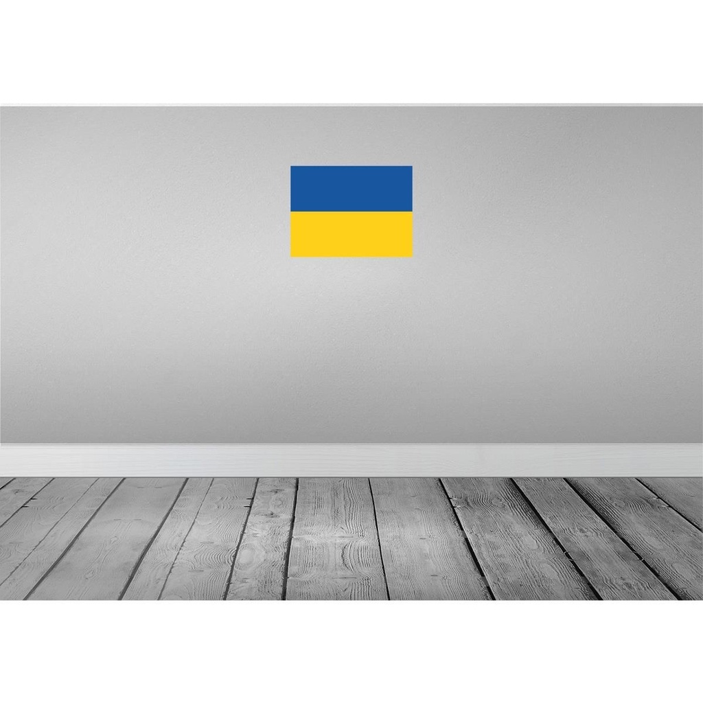 [LA-119557-H] Holzschild 30x40 cm Ukraine Flagge Fahne Wappen Bild 2
