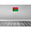 [LA-119563] Blechschild 30x40 cm Vanuatus Vanuatu Flagge Fahne Wappen Bild 2
