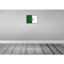 [LA-119576-H] Holzschild 30x40 cm Algeriens Retro Algeria Flagge Fahne Wappen Bild 2