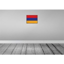 [LA-119583-H] Holzschild 30x40 cm Armenien Retro Armenia Flagge Fahne Wappen Bild 2