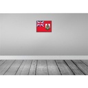 [LA-119594] Blechschild 30x40 cm Bermudas Retro Bermuda Flagge Fahne Wappen Bild 2