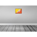 [LA-119595-H] Holzschild 30x40 cm Bhutans Retro Bhutan Flagge Fahne Wappen Bild 2