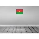[LA-119603] Blechschild 30x40 cm Burkina Fasos Retro Faso Flagge Fahne Wappen Bild 2