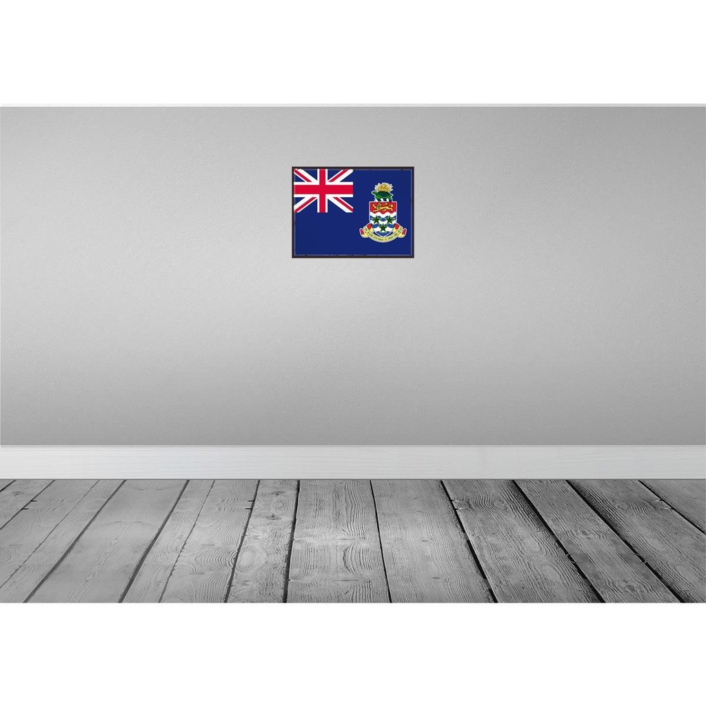 [LA-119609] Blechschild 30x40 cm Cayman Islands Retro Flagge Fahne Wappen Bild 2