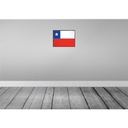 [LA-119612-H] Holzschild 30x40 cm Chiles Retro Chile Flagge Fahne Wappen Bild 2