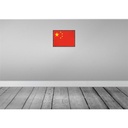 [LA-119613-H] Holzschild 30x40 cm China Retro Flagge Fahne Wappen Bild 2