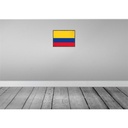 [LA-119616] Blechschild 30x40 cm Kolumbiens Retro Colombia Flagge Fahne Wappen Bild 2