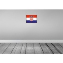 [LA-119621] Blechschild 30x40 cm Kroatiens Retro Croatia Flagge Fahne Wappen Bild 2