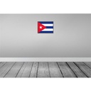 [LA-119622] Blechschild 30x40 cm Kubas Retro Cuba Flagge Fahne Wappen Bild 2