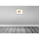 [LA-119623] Blechschild 30x40 cm Zypern Retro Cyprus Flagge Fahne Wappen Bild 2