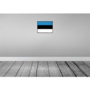 [LA-119637] Blechschild 30x40 cm Estlands Retro Estonia Flagge Fahne Wappen Bild 2